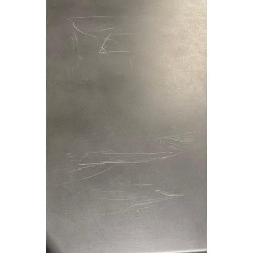 3165 - A Ottinge 2 drawer metal console/desk