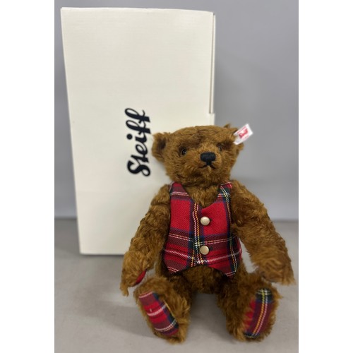 2233 - Steiff; Angus The Scottish Bear, Danbury Mint, limited edition, with certificate and box