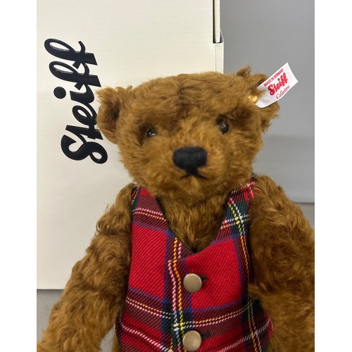 2233 - Steiff; Angus The Scottish Bear, Danbury Mint, limited edition, with certificate and box