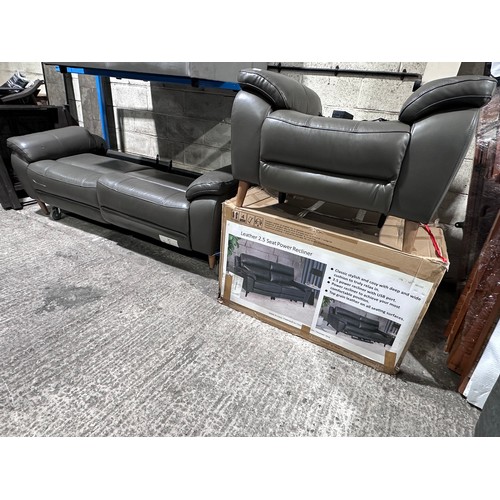 3259 - A mixture of electric reclining sofa parts (bases only/ no back cushions)(4247-45) *This lot is subj... 