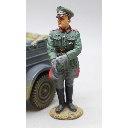 2010 - King & Country - Kubelwagen VW with original figures, FO8020, boxed