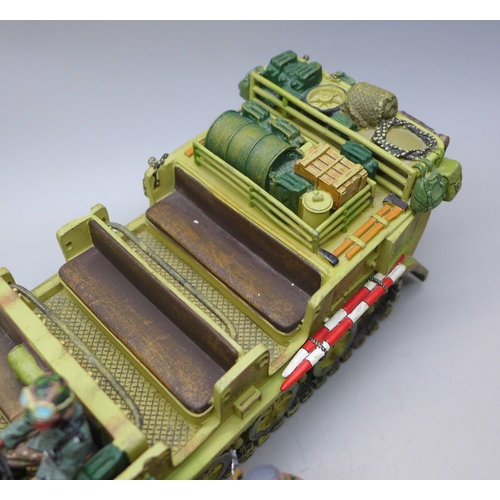 2020 - King & Country - SdKfz7 Prime Mover Halftrack, WSS52, boxed