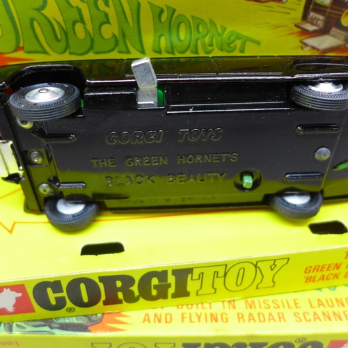 2062 - A Corgi Toys 268 The Green Hornet, Black Beauty Crime Fighting Car, boxed