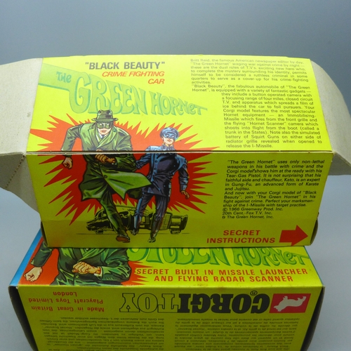 2062 - A Corgi Toys 268 The Green Hornet, Black Beauty Crime Fighting Car, boxed