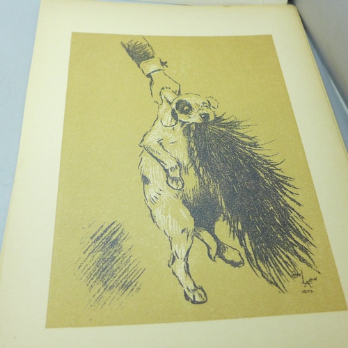 2111 - A collection of 19th century colour lithographs, animals, children and dog illustrations, after Ceci... 