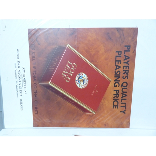 2144 - A very large album of cigarette adverts and prototype flat pack artwork, John Player's, Will's, Impe... 