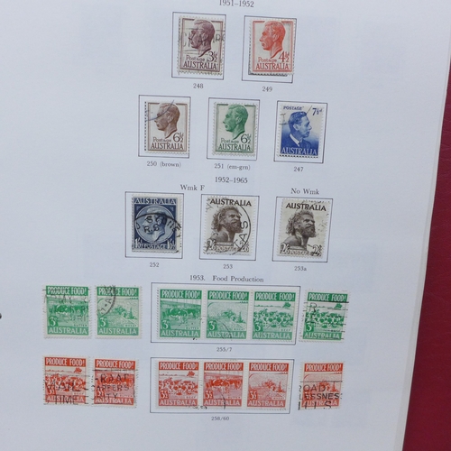 2174 - Stamps; Australia, fine used collection in SG album 1913-1983, good ranges of Kangaroo's and George ... 