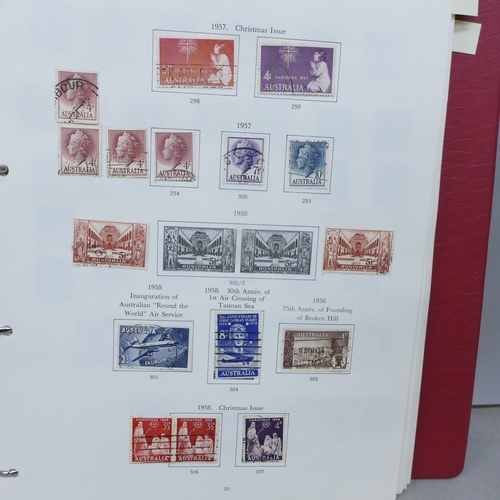 2174 - Stamps; Australia, fine used collection in SG album 1913-1983, good ranges of Kangaroo's and George ... 
