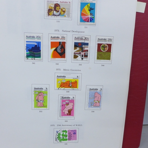 2174 - Stamps; Australia, fine used collection in SG album 1913-1983, good ranges of Kangaroo's and George ... 