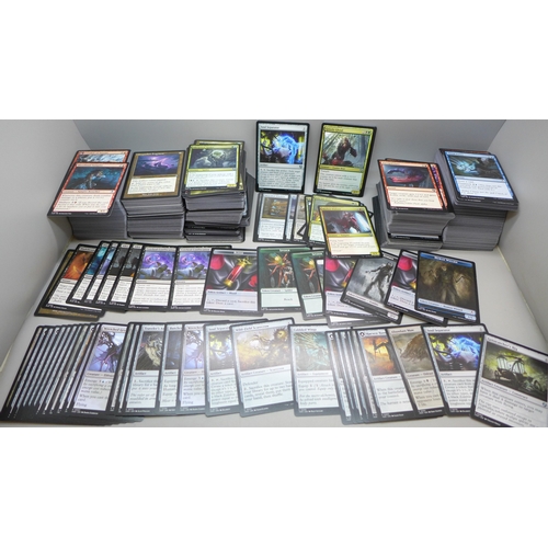 2291 - A large collection of Magic The Gathering cards, approximately 1000
