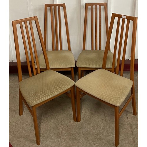 38 - A set of four Morris of Glasgow teak dining chairs
