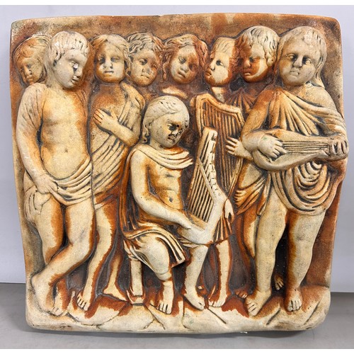 2246 - A terracotta NEO-classical style relief plaque