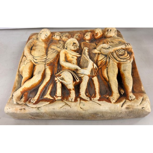 2246 - A terracotta NEO-classical style relief plaque