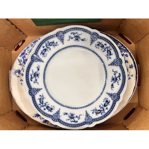 2327 - A collection of 19th century and later plates to include a Royal Doulton The Gypsies plate, a Sevres... 