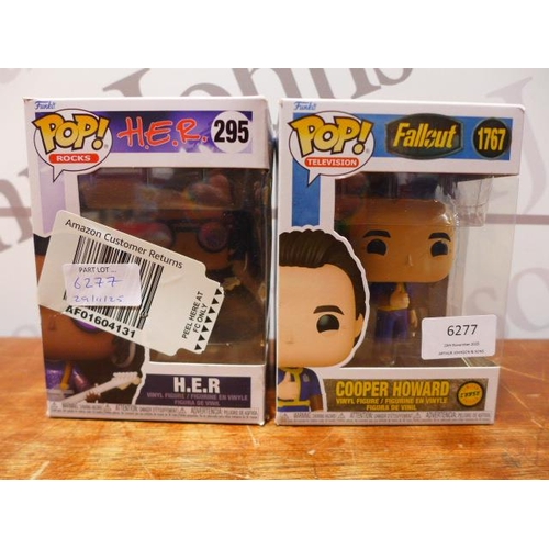 6158 - Two Funko Pops - Bitty Pop, H.E.R. and Cooper Howard  *This lot is subject to VAT