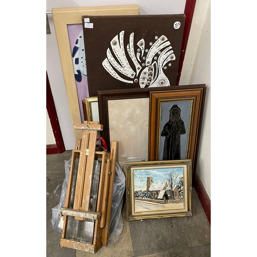 327 - Assorted prints, paintings, etc.