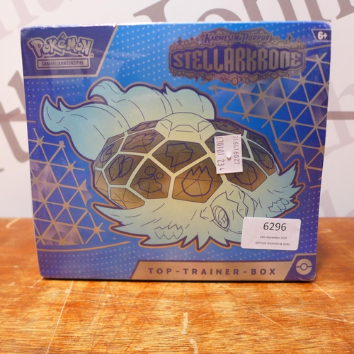 6299 - A Pokemon TCG Scarlet & Violet Stellar Crown Top Trainer box (sealed) * This lot is subject to VAT