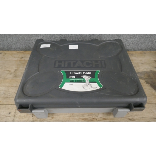 5005 - An Hitachi Koki WH RDMR 12v impact driver with 2 batteries and a charger
