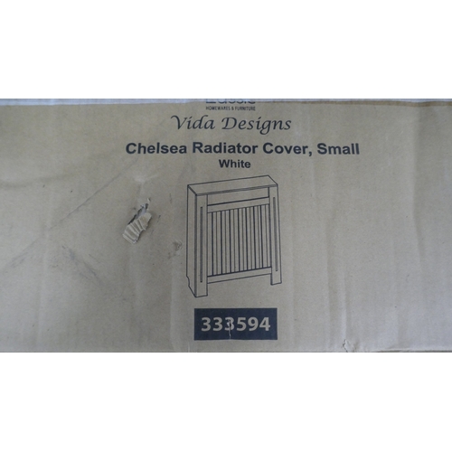 5012 - A quantity of assorted items including two fold out tables, a Vida Designs Chelsea radiator cover (s... 