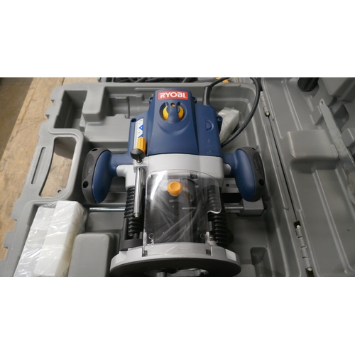 5047 - Three cased Ryobi power tools including a CDD-1201 12v drill with two batteries and charger, a EJS-6... 