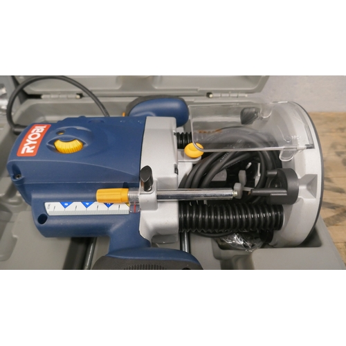 5047 - Three cased Ryobi power tools including a CDD-1201 12v drill with two batteries and charger, a EJS-6... 