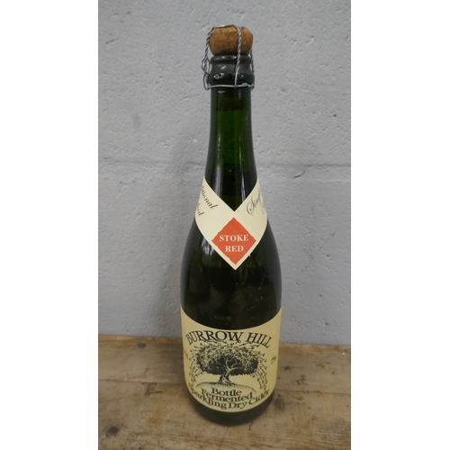 5070 - Nine bottles of Burrow Hill fermented sparkling dry cider including Stoke Red and Kingston Black