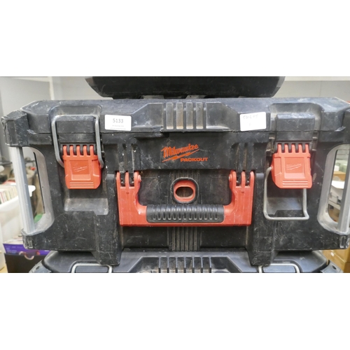 5133 - A Milwaukee packout bag and a Milwaukee packout trolley