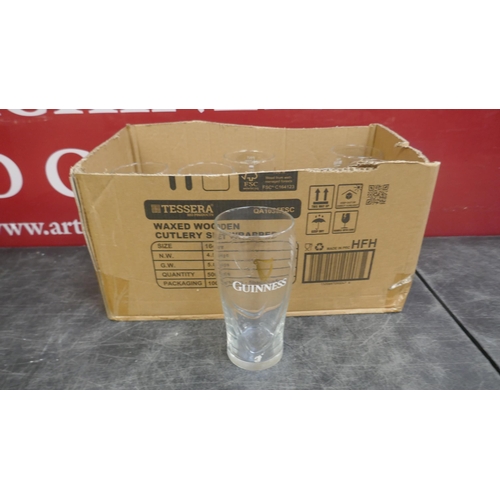 5144 - Ten Guinness pint glasses