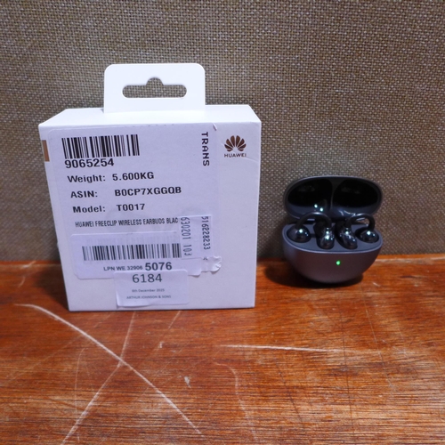 6184 - A Huawei freeclip wireless earbuds  * This lot is subject to VAT