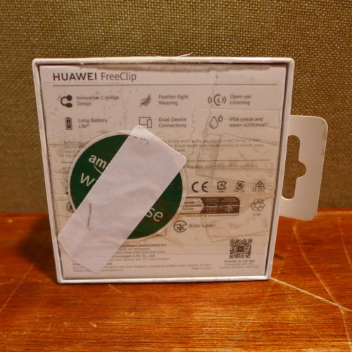 6184 - A Huawei freeclip wireless earbuds  * This lot is subject to VAT