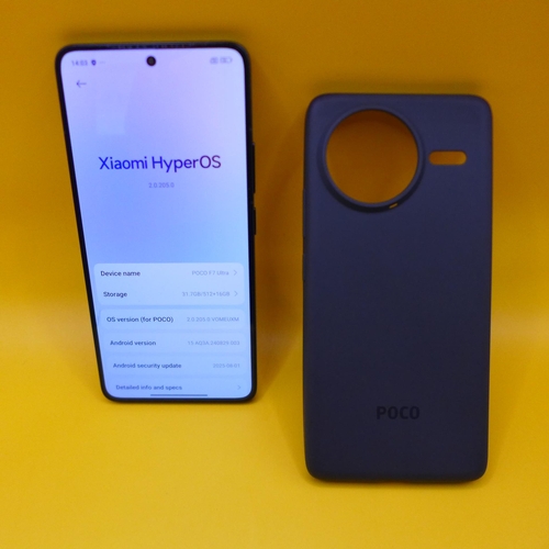 6243 - A Poco F7 Ultra mobile phone with charging lead *This lot is subject to VAT