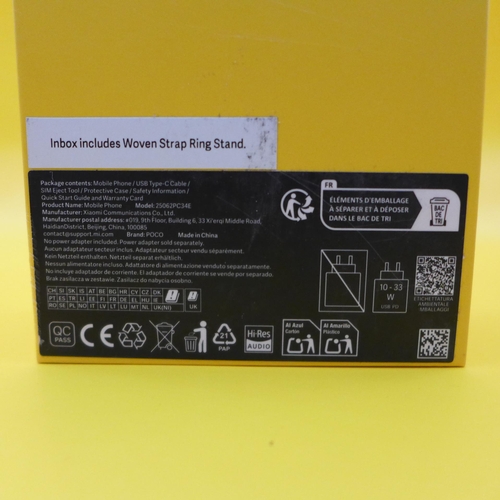 6254 - A Poco M7 smart mobile phone with charging lead *This lot is subject to VAT