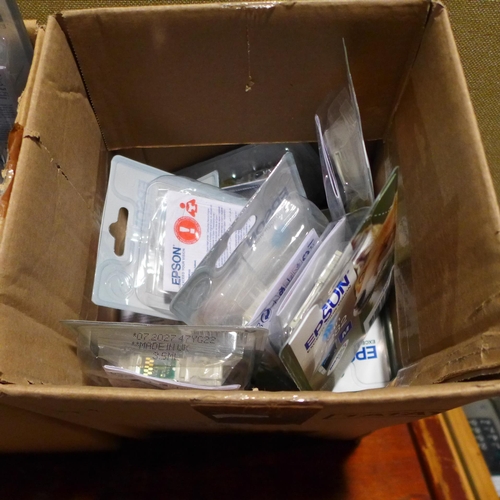 6298 - Three boxes of Epson ink, various colours and models *This lot is subject to VAT