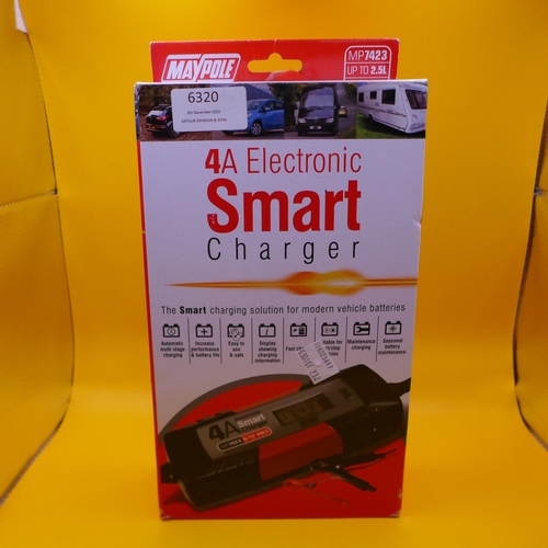 6320 - A 4A electronic smart charger *This lot is subject to VAT