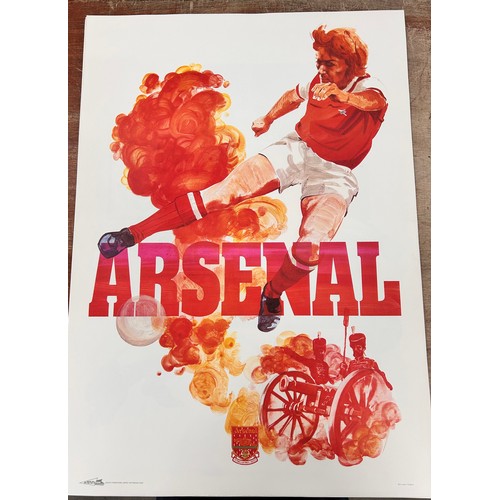 2265 - Nine original vintage football club posters printed in the 1980s by Activity Promotions of Nottingha... 