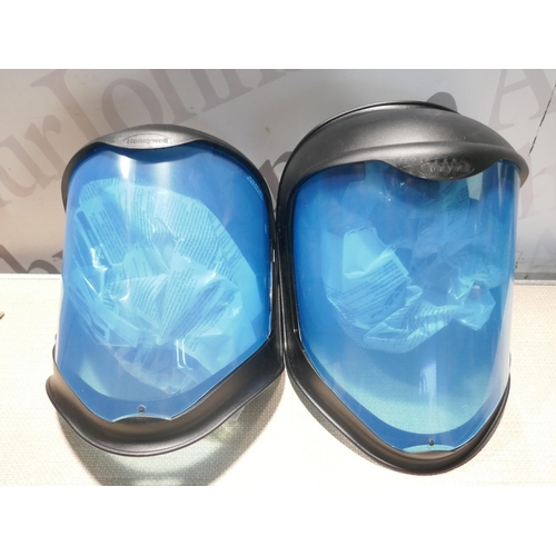 6143 - A box of workwear to include welding masks, hard hat, Portwest, DeWalt, etc.  * This lot is subject ... 