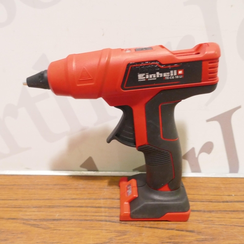 6398 - An Einhell TE-CG 18 cordless hot glue gun *This lot is subject to VAT