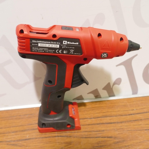 6398 - An Einhell TE-CG 18 cordless hot glue gun *This lot is subject to VAT