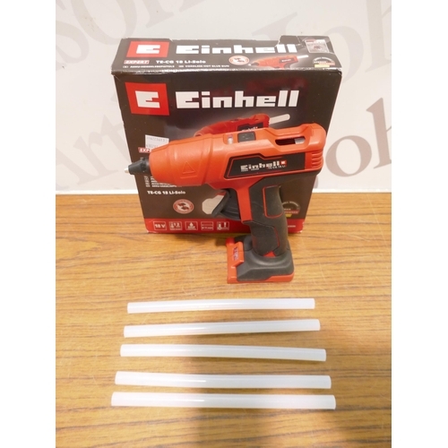 6398 - An Einhell TE-CG 18 cordless hot glue gun *This lot is subject to VAT