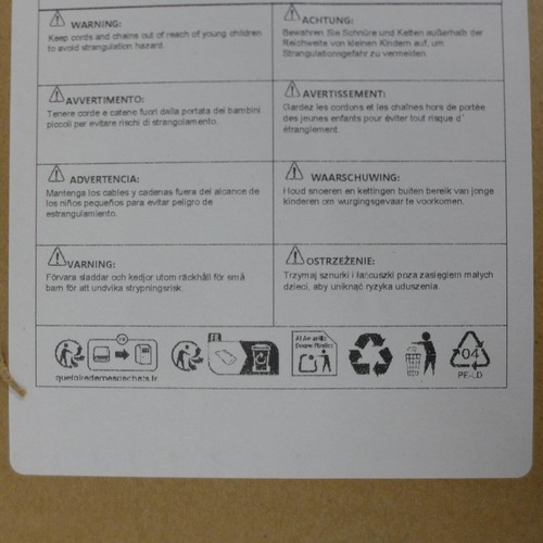 5214J - 8 sets of black coloured black out roller blinds, boxed  *This lot is subject to VAT