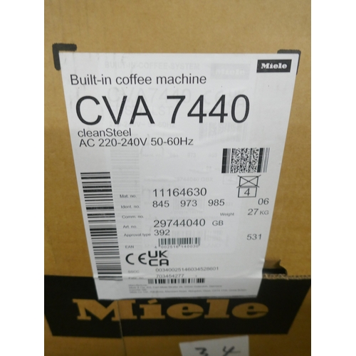 4212 - Miele Intergrated coffee machine (570-140) *This lot is subject to VAT