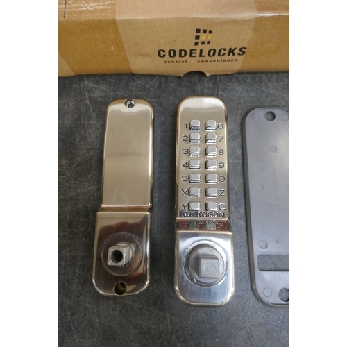 Two CL400 mechanical digi locks with sash locks and cylinders
