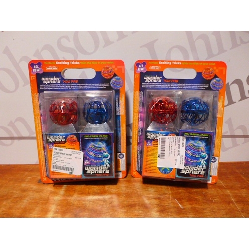 6163 - Four Wonder mini pro Spheres, (373-182,380) *This lot is subject to VAT