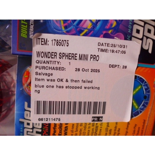 6163 - Four Wonder mini pro Spheres, (373-182,380) *This lot is subject to VAT
