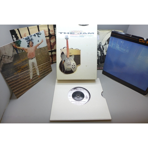 Music memorabilia; The Jam five CD box set and six singles
