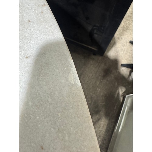 An Aimer marble topped circular dining table *This lot is subject to VAT