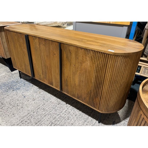 A Kay hardwood 3 door sideboard *This lot is subject to VAT