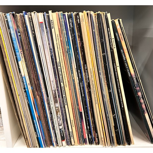 A collection of over sixty LP records, includes Bay City Rollers ...