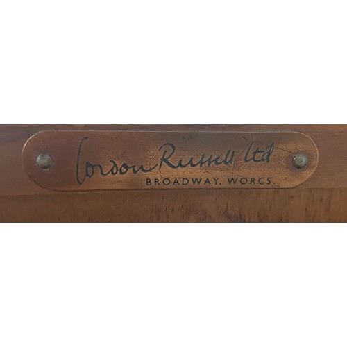 18 - A Gordon Russell, Broadway Ltd. walnut and ebony cocktail cabinet