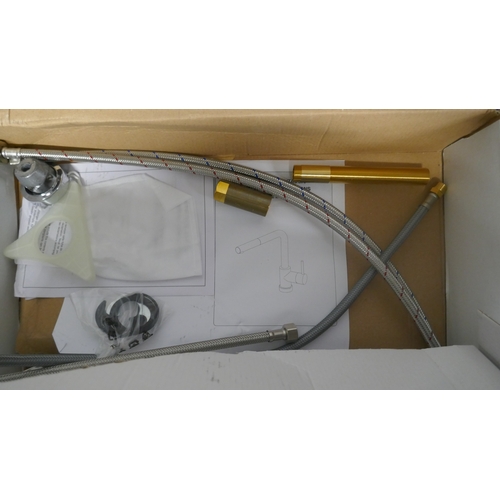 4028 - Lycos chrome pull-out mixer tap  - high pressure only (571-184) *This lot is subject to VAT